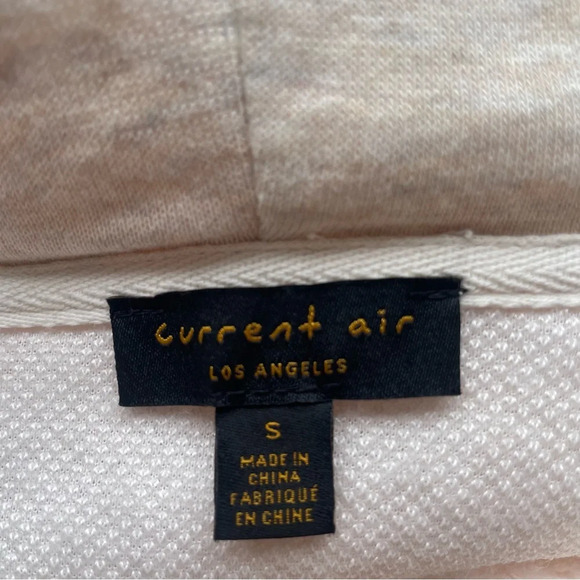 Current Air x Anthropologie Callan Cream Pullover Sherpa Hoodie 22445 - Picture 6 of 9